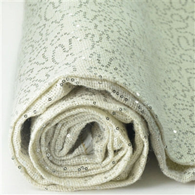 Elevate Your Decor with Silver Sequin Burlap Fabric
