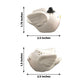 White bride and groom love birds salt and pepper shakers in a gift box.
