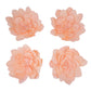 Blush soft foam craft daisy flower heads, 4 pack.