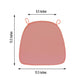 Thick Dusty Rose 2 Inch Memory Foam Filled Chiavari Chair Seat Cushion with Ties & Removable Cover