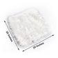 Square Seat Cushion Cover In Soft White Faux Sheepskin Fur 20 Inch
