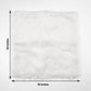 2 Pack White Square 18 Inch Faux Fur Sheepskin Throw Pillow Covers