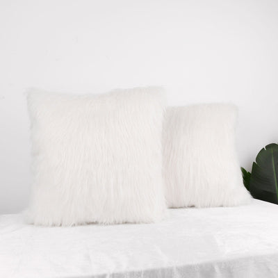 Versatile Décor Options with Faux Fur Pillow Cases