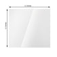 Clear acrylic plexiglass sheets, 11" square, 3mm thick, 2 pack.