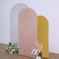 6 Ft Rose Gold Spandex Arch Cover For Round Top Stand