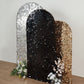 Sparkly Double Sided Big Sequin Arch Cover For Round Top Stand 6 Feet