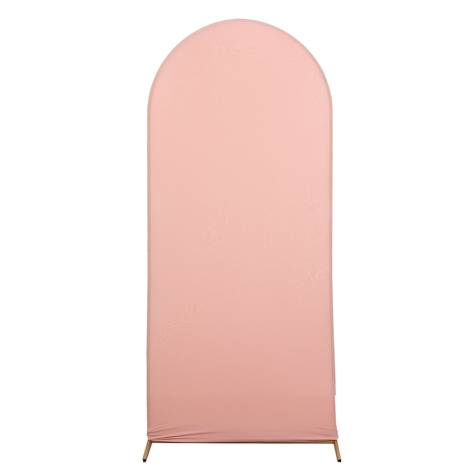 Spandex 6 Feet Matte Dusty Rose Arch Cover For Chiara Round Top Backdrop Stand