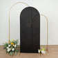 Matte Black Spandex Arch Cover in 6 Feet For Round Top Chiara Backdrop Stand