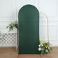 6ft Matte Hunter Emerald Green Spandex Fitted Wedding Arch Cover For Round Top Chiara Backdrop Stand