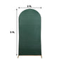 5ft Matte Hunter Emerald Green Spandex Fitted Wedding Arch Cover For Round Top Chiara Backdrop Stand