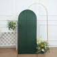 5ft Matte Hunter Emerald Green Spandex Fitted Wedding Arch Cover For Round Top Chiara Backdrop Stand