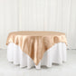 Nude Satin 72x72 Inch Table Overlay