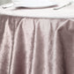 Mauve premium soft velvet table overlay on a square table.
