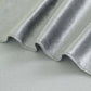 Silver premium soft velvet table overlay, 72"x72" square tablecloth topper.