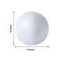 White floating pool light up glow ball, inflatable garden light with remote.