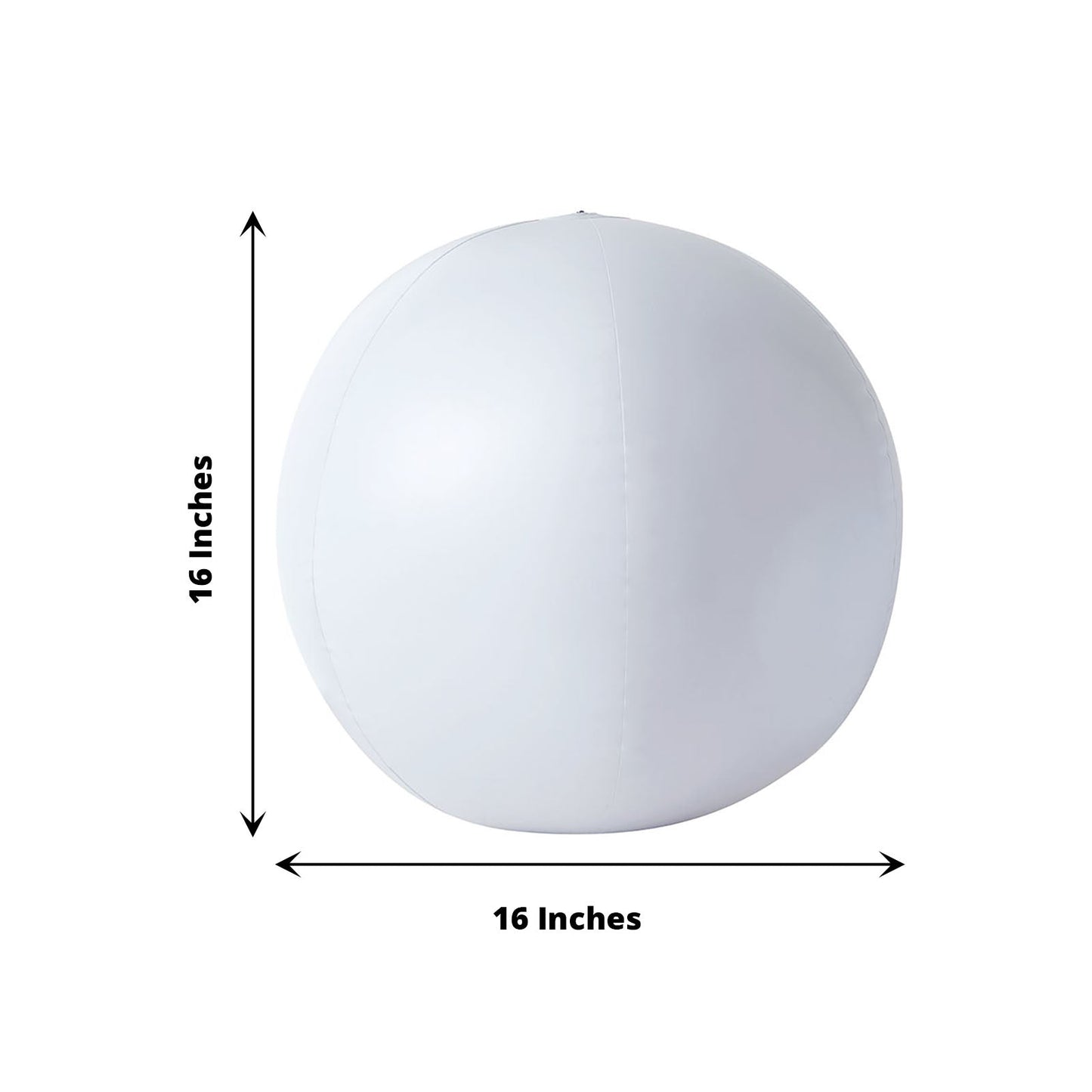 White floating pool light up glow ball, inflatable garden light with remote.