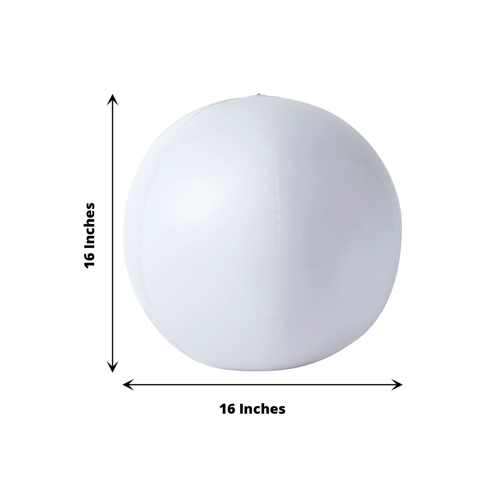 White floating pool light up glow ball, inflatable garden light with remote.