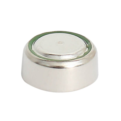 Silver LR44 alkaline coin battery, 12 pack, 1.5 volts.