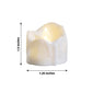 Realistic Wax Design 1.5 Inch Warm White LED Tealight Candles Pack Of 12