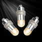 12 Pack | Warm White Bullet LED Balloon Lights, Waterproof Centerpiece Filler Lights with String