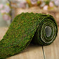 Green preserved moss ribbon roll for DIY crafts.