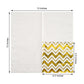 20 Pack Chevron Cocktail Metallic Gold Paper Dinner Napkins 3 Ply 