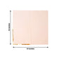50 Pack | 2 Ply Soft Blush With Gold Foil Edge Party Paper Napkins