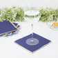 50 Pack | 2 Ply Soft Navy Blue With Gold Foil Edge Party Paper Napkins