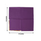 50 Pack | 2 Ply Soft Purple With Gold Foil Edge Party Paper Napkins