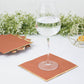 50 Pack | 2 Ply Soft Terracotta With Gold Foil Edge Party Paper Napkins
