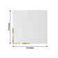 50 Pack | 2 Ply Soft White With Gold Foil Edge Party Paper Napkins