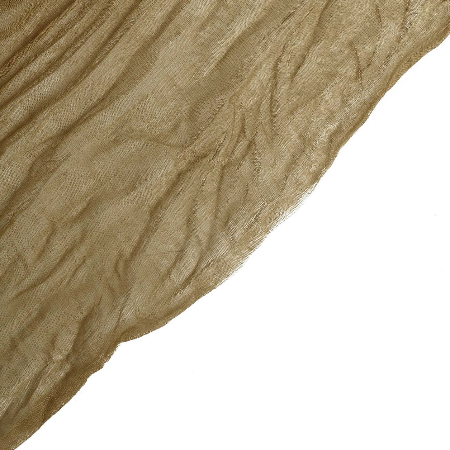 5 Pack Of 24 Inch x 19 Inch Gold Cheesecloth Dinner Napkins Gauze