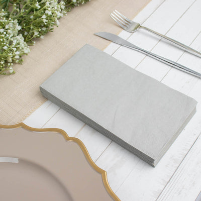 Elevate Your Event with Soft Silver Napkins