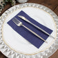50 Pack | 2 Ply Soft Navy Blue Dinner Party Paper Napkins, Wedding Cocktail Beverage Napkins