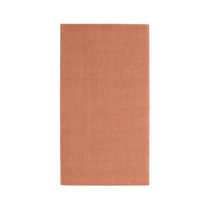 50 Pack | 2 Ply Soft Terracotta Dinner Party Paper Napkins#whtbkgd