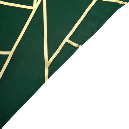 Hunter Emerald Green And Gold Dinner Napkins Polyester 20x20 Inches