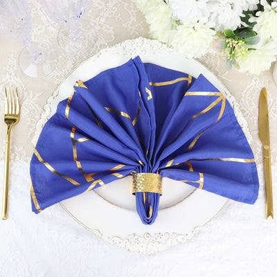 Sophisticated Elegance with Royal Blue Napkins