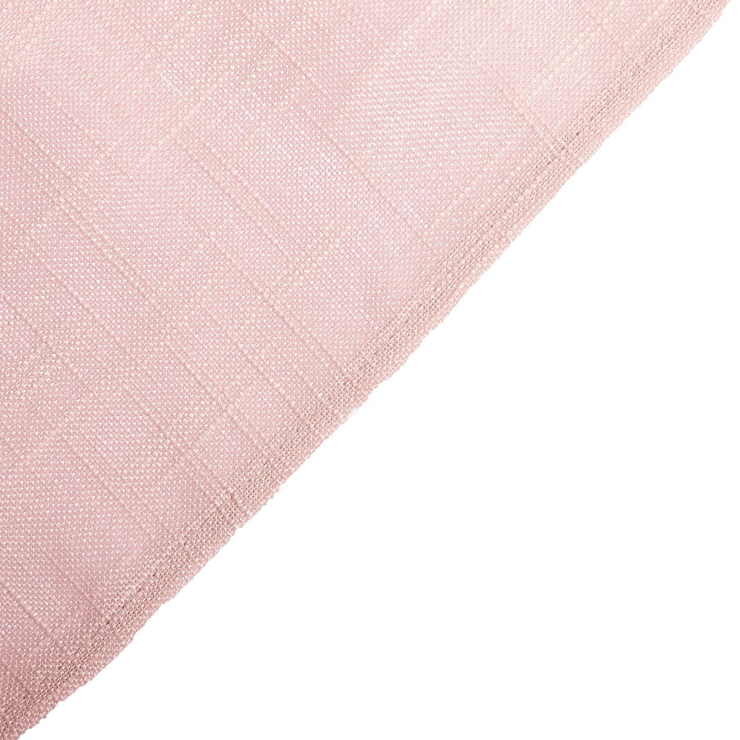 5 Pack of 20 Inch x 20 Inch Blush & Rose Gold Slubby Textured Wrinkle Resistant Linen Napkins