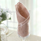 5 Pack Seamless Dusty Rose Boho Dinner Napkins 19 Inch Faux Jute Linen