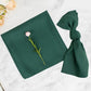 5 Pack | Hunter Emerald Green 200 GSM Premium Polyester Dinner Napkins