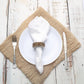 3 Inch Rustic Natural Birch Wood Napkin Rings 4 Pack