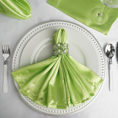 Durability Meets Style in Our Satin Napkins