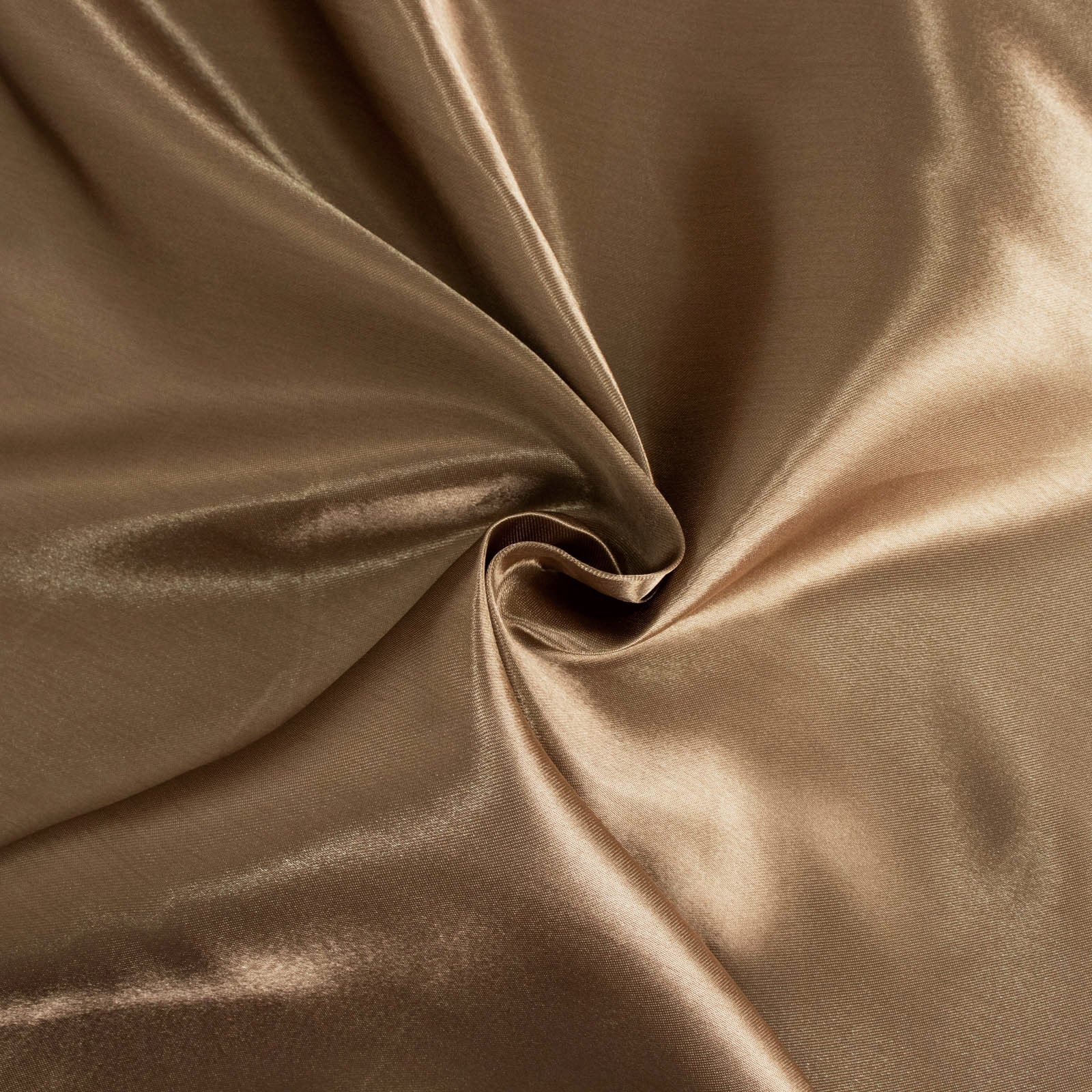 5 Pack | Taupe Seamless Satin Cloth Dinner Napkins, Wrinkle Resistant