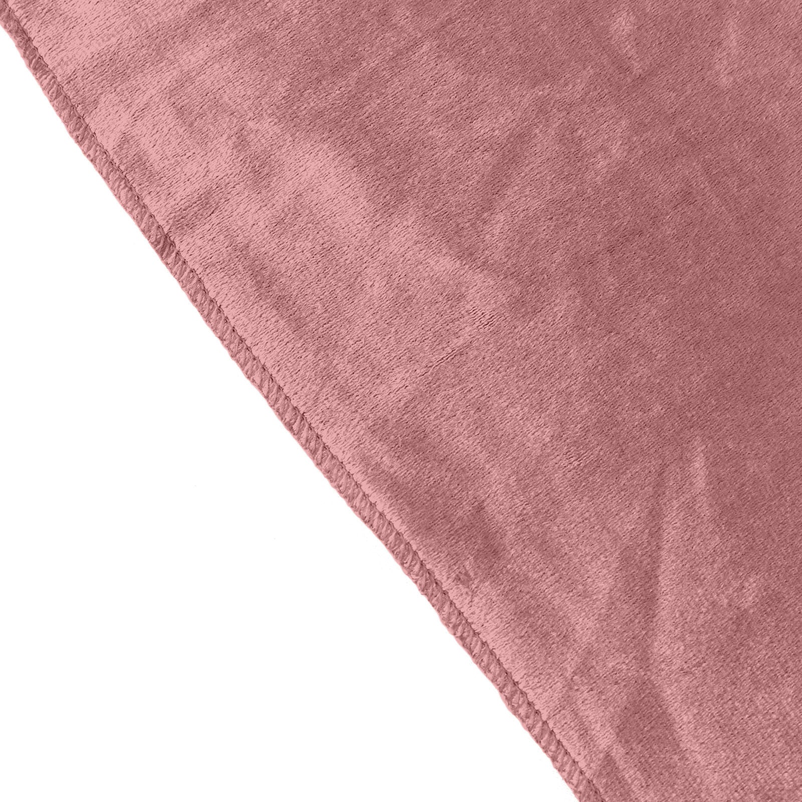 Dusty Rose Premium 20 Inch x 20 Inch Sheen Finish Velvet Cloth Dinner Napkins 5 Pack
