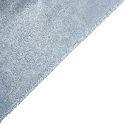 20x20 Inch Dusty Blue Velvet Dinner Napkins With Sheen Finish