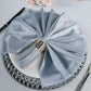 Velvet Dusty Blue Dinner Napkins With Premium Sheen 20x20 Inch