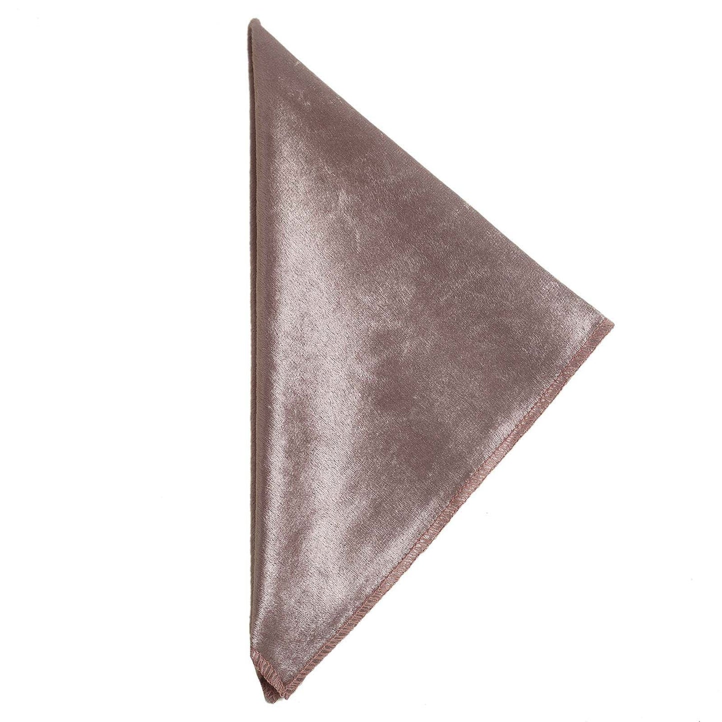 5 Pack | Dusty Rose Premium Sheen Finish Velvet Cloth Dinner Napkins