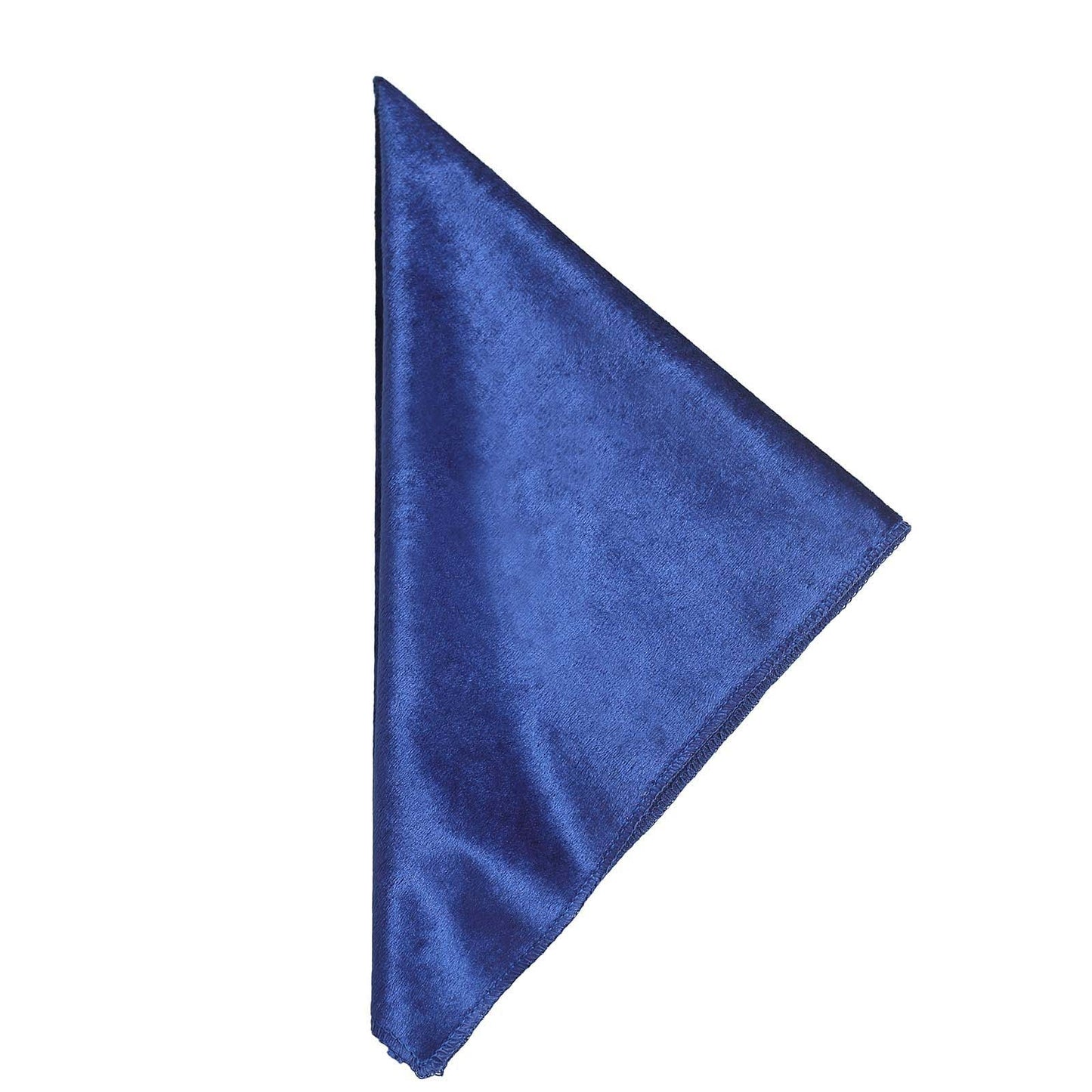 5 Pack | Royal Blue Premium Sheen Finish Velvet Cloth Dinner Napkins