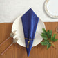 5 Pack | Royal Blue Premium Sheen Finish Velvet Cloth Dinner Napkins
