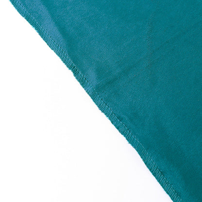 Seamless Peacock Teal Velvet dinner napkin 20 Inch by 20 Inch Sheer Finish